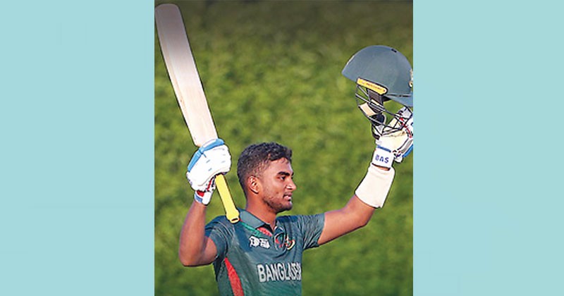 শিবলীর বিধ্বংসী শতকে উড়ে গেল শ্রীলঙ্কা