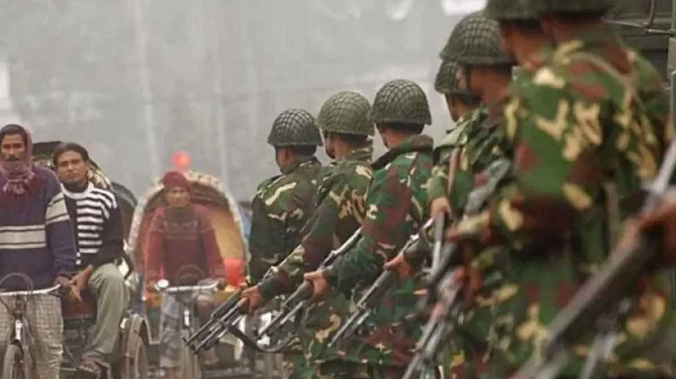 আজ থেকে মাঠে নামছে সেনাবাহিনী