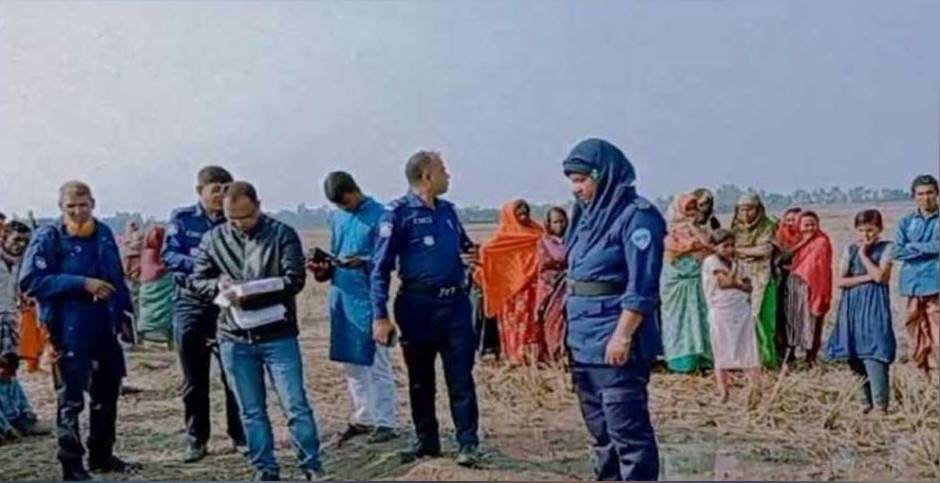কৃষিজমি থেকে নারীর মরদেহ উদ্ধার
