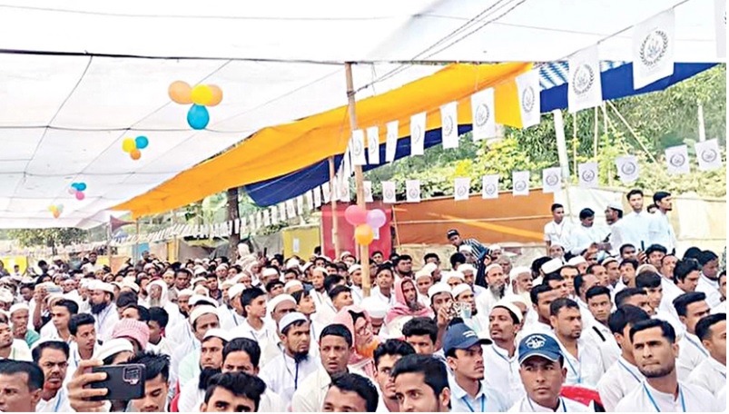 প্রত্যাবাসনের দাবিতে রোহিঙ্গাদের সমাবেশ