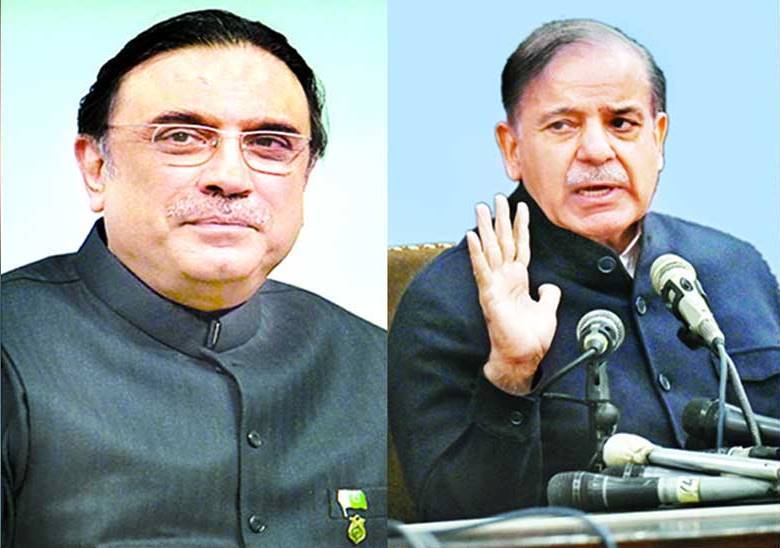 প্রেসিডেন্ট জারদারি, শাহবাজ শরিফ প্রধানমন্ত্রী