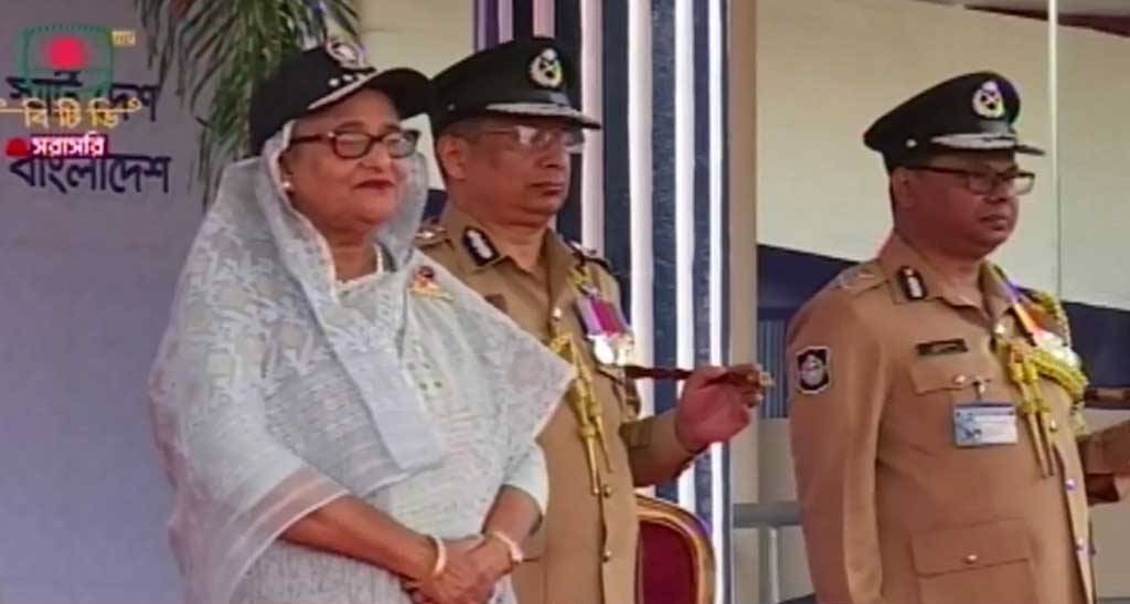 পুলিশ সপ্তাহ অনুষ্ঠানে যোগ দিয়েছেন প্রধানমন্ত্রী