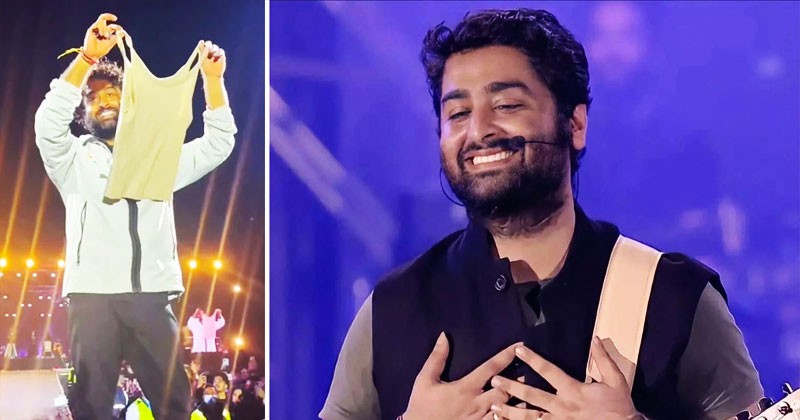 কনসার্টে অরিজিতের দিকে পোশাক ছুড়ে মারলেন নারী ভক্ত!
