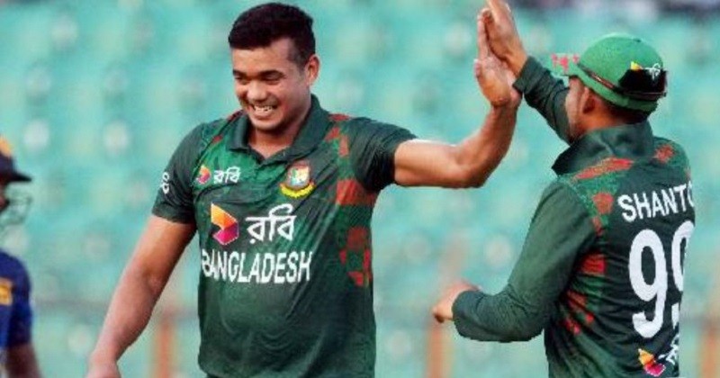 তাসকিনের জোড়া আঘাত, বড় চাপে শ্রীলঙ্কা