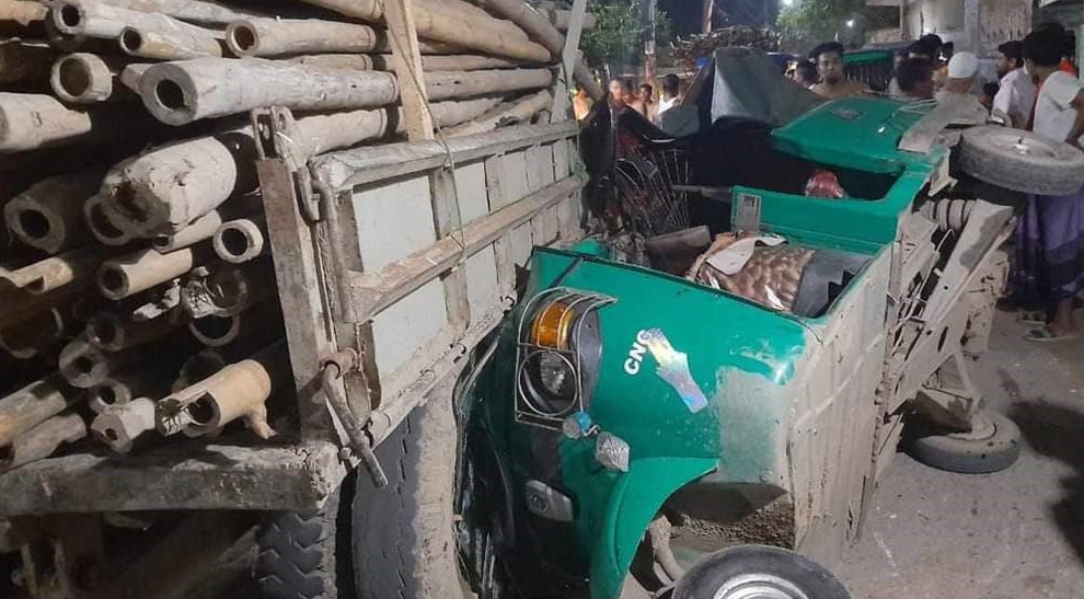 সুনামগঞ্জে ট্রাক্টর ও সিএনজি সংঘর্ষে, নিহত ১, আহত ২