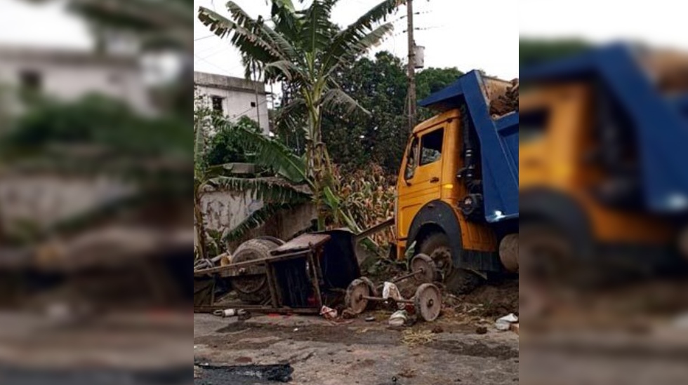 গাজীপুরে ডাম্পট্রাক-পিকআপ সংঘর্ষ, দুই নির্মাণ শ্রমিক নিহত