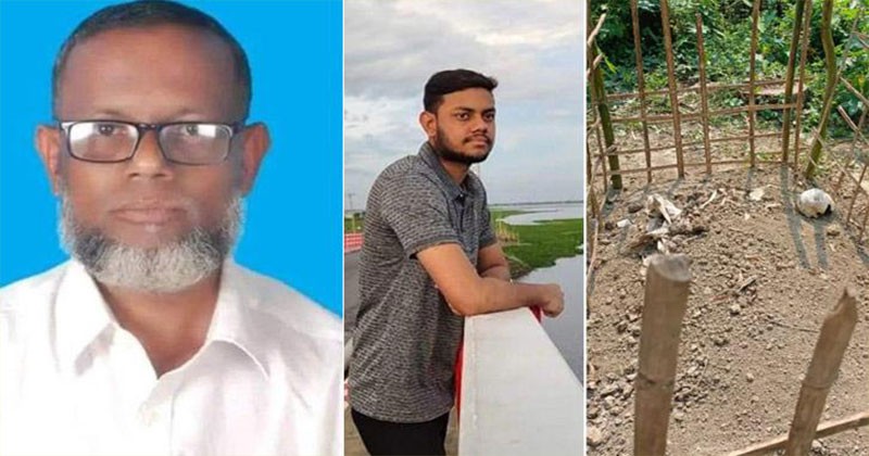 ছেলের কবরে বেড়া দিতে গিয়ে মারা গেলেন বাবা